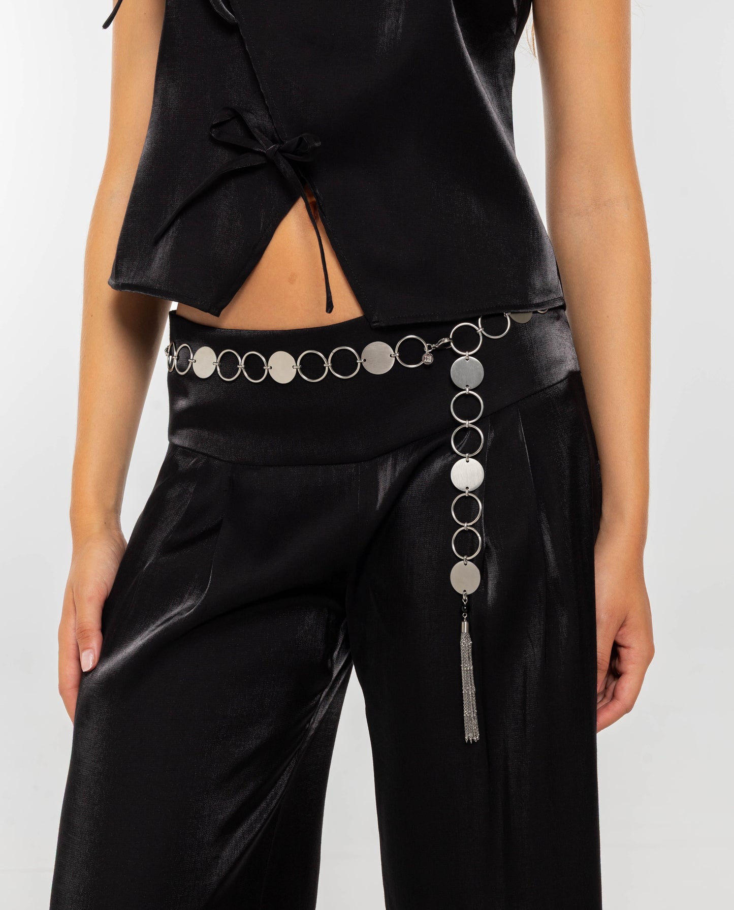 CINTURÓN DAILY SPELL · PLATEADO