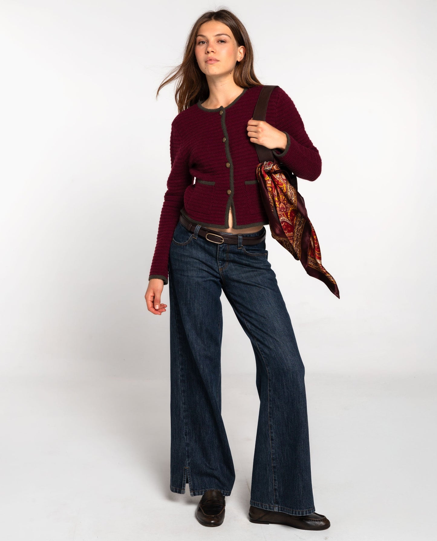 PAÑUELO SOFT NOTE · GRANATE