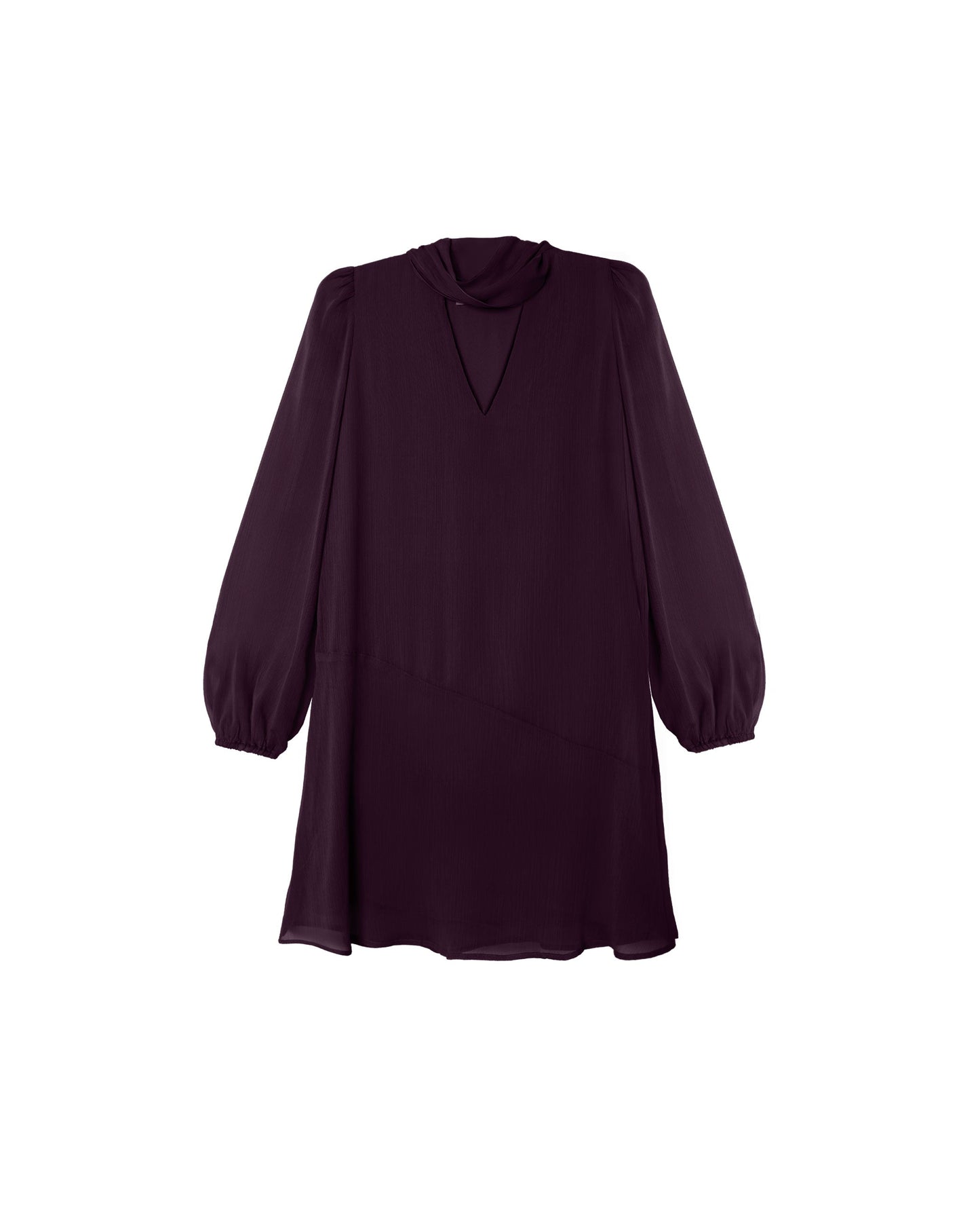 VESTIDO CAYETANA · CIRUELA