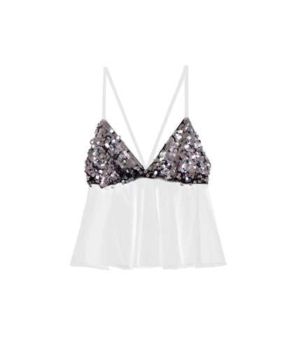 TRIANGLE TOP · BLANCO