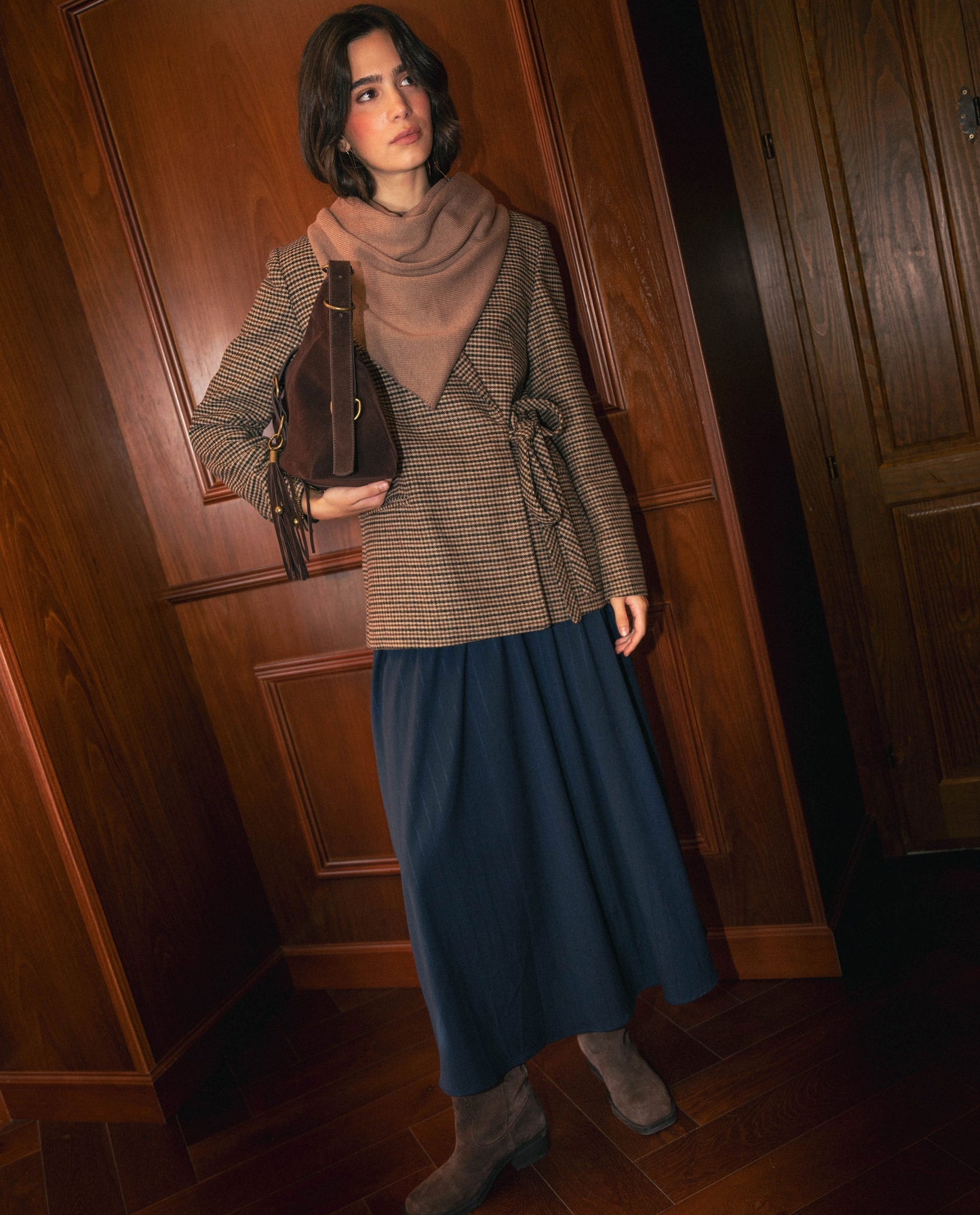 BLAZER BUSY ROMANCE · PATA DE GALLO