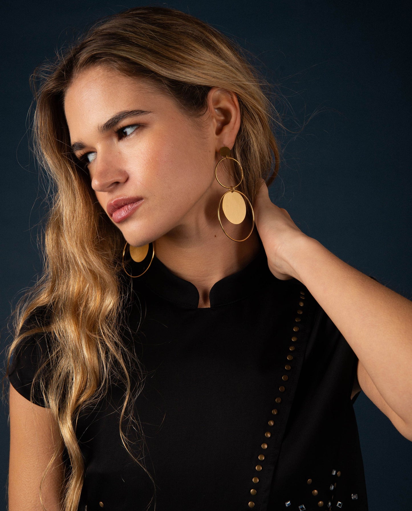 PENDIENTES GROUP SELFIE · GOLD