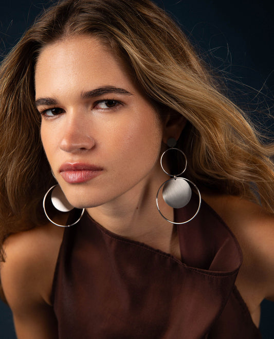 PENDIENTES GROUP SELFIE · SILVER