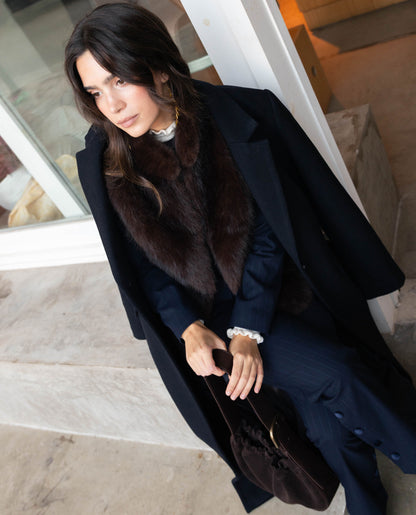 ABRIGO THAT FEELING · AZUL MARINO