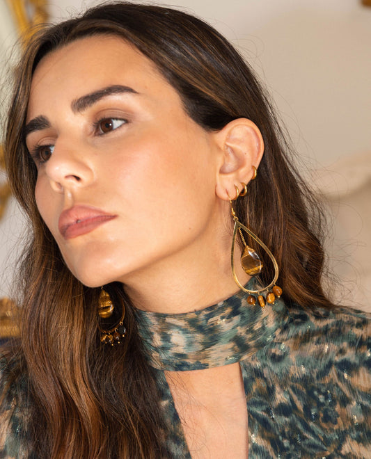 PENDIENTES ALL THE BEST · DORADO