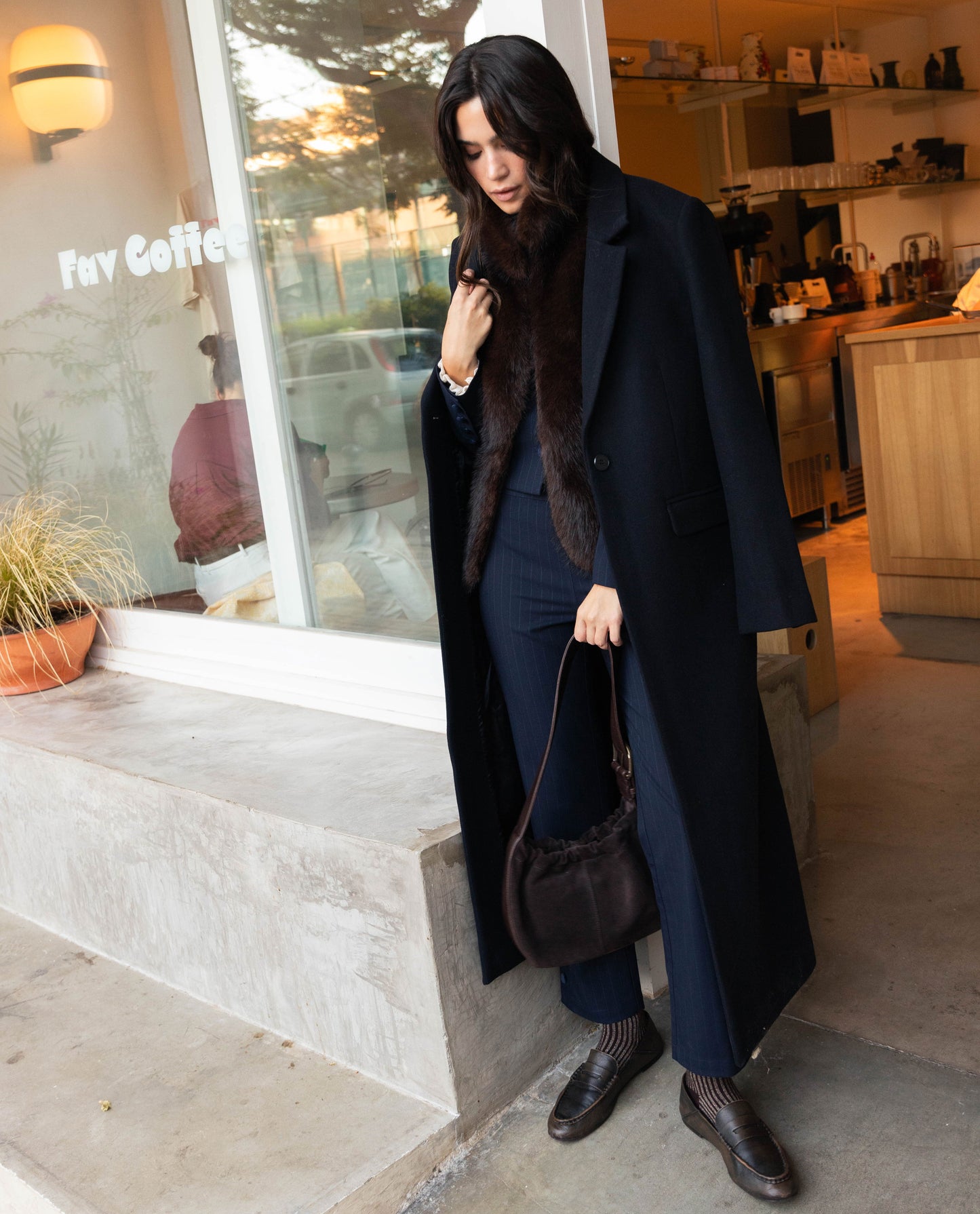 ABRIGO THAT FEELING · AZUL MARINO