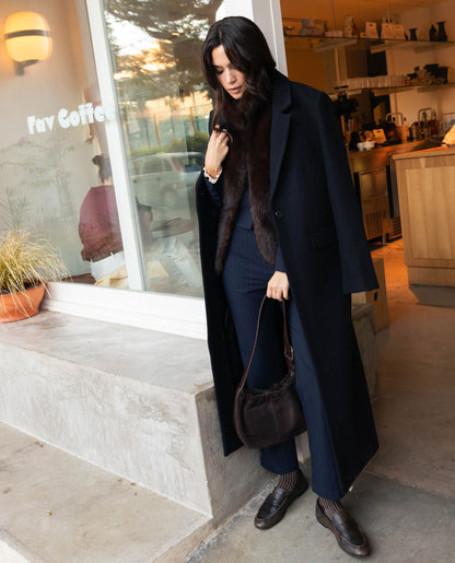 ABRIGO THAT FEELING · AZUL MARINO