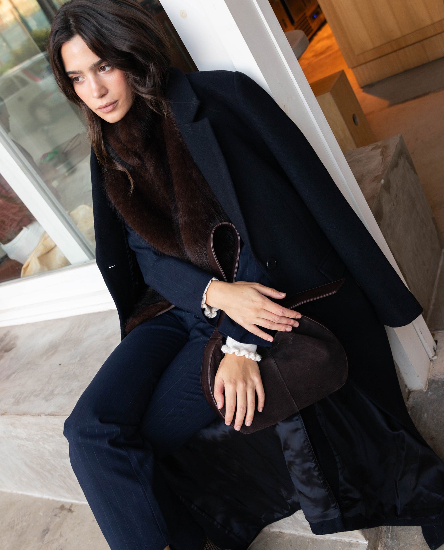 ABRIGO THAT FEELING · AZUL MARINO