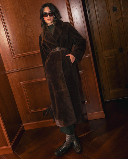 ABRIGO ALMOST READY · MARRÓN