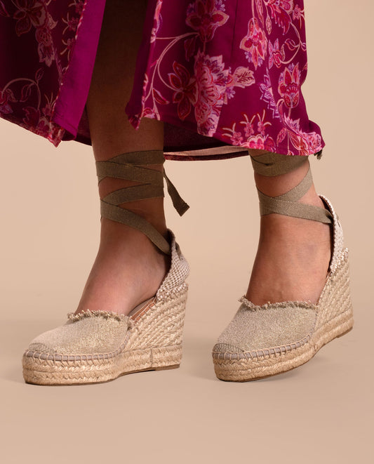 ALPARGATA #3 · BEIGE LUREX