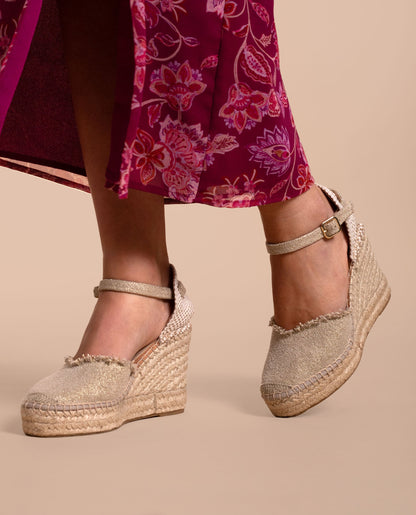 ALPARGATA #3 · BEIGE LUREX