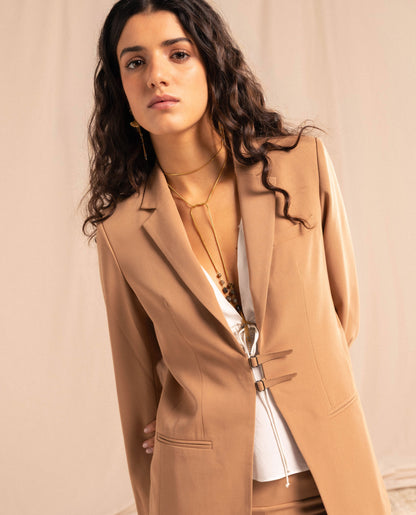 BLAZER FOR THE GIRLS · CAMEL