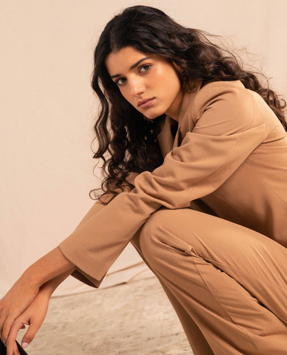 BLAZER FOR THE GIRLS · CAMEL