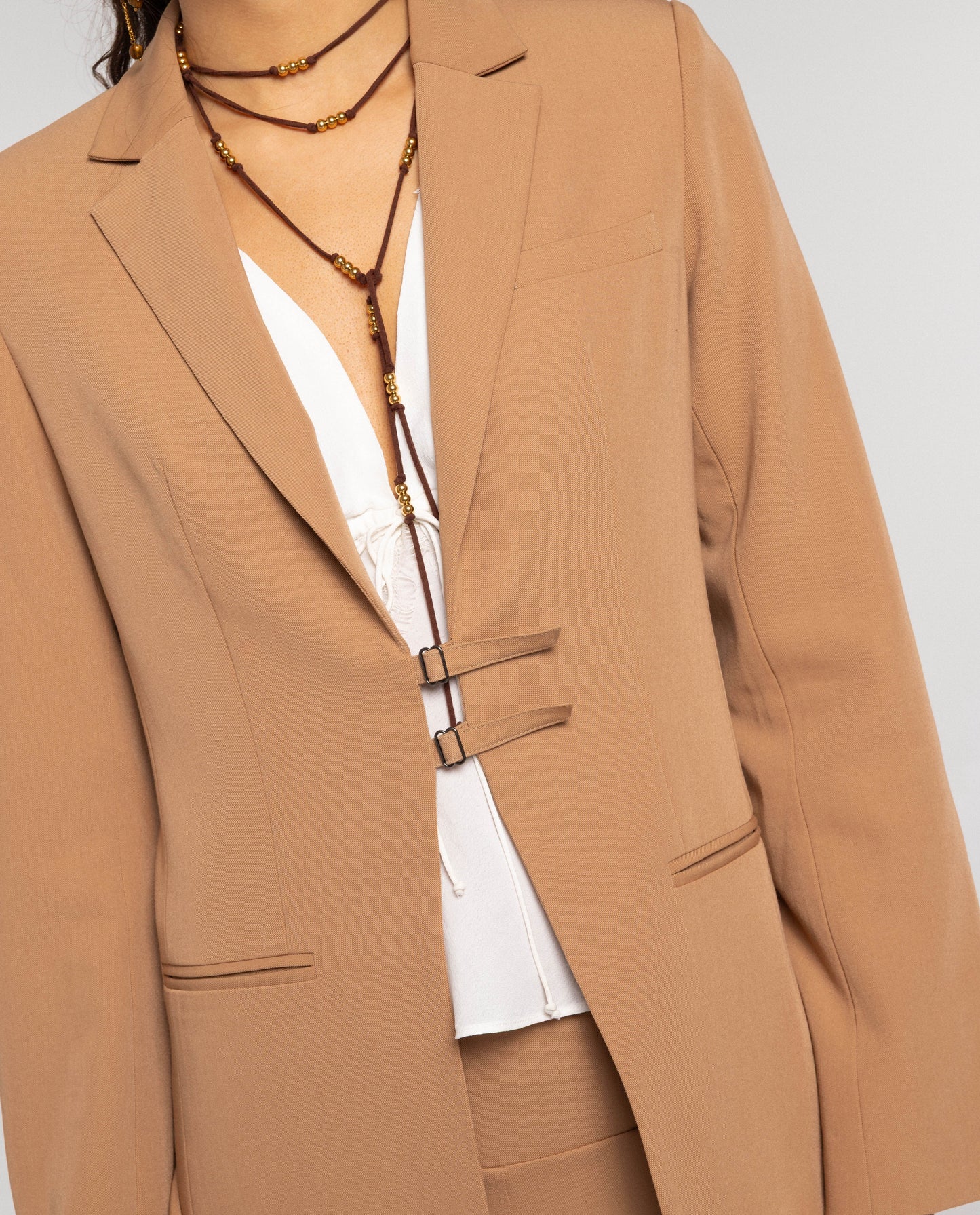 BLAZER FOR THE GIRLS · CAMEL