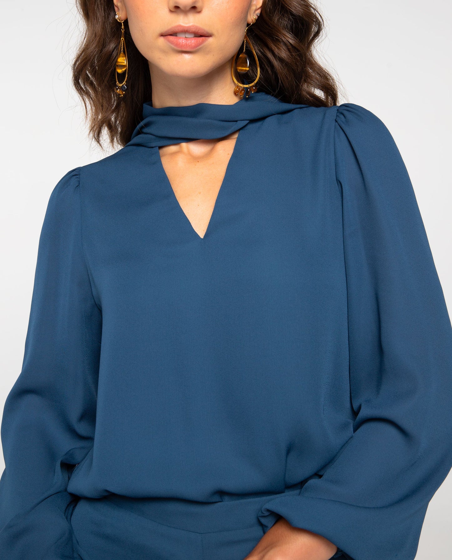 BLUSA BEGOÑA · AZUL