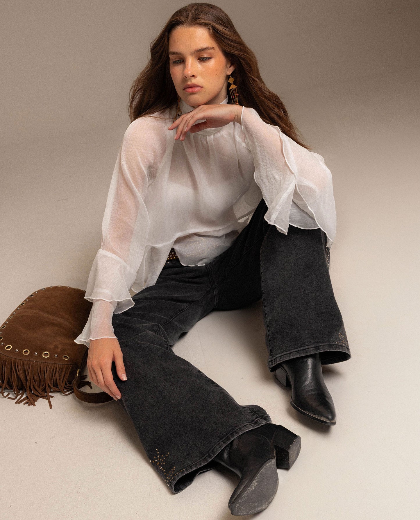 BLUSA ROMANCE CLUB · BLANCO