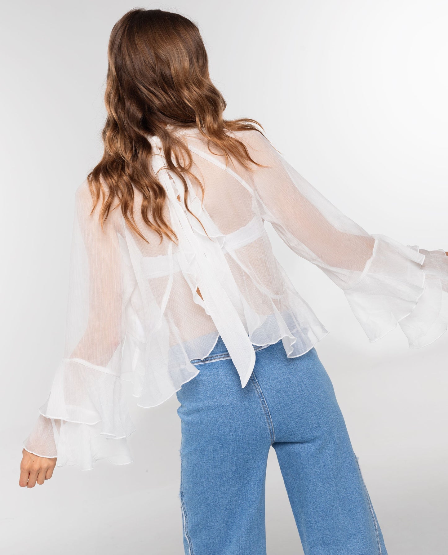 BLUSA ROMANCE CLUB · BLANCO