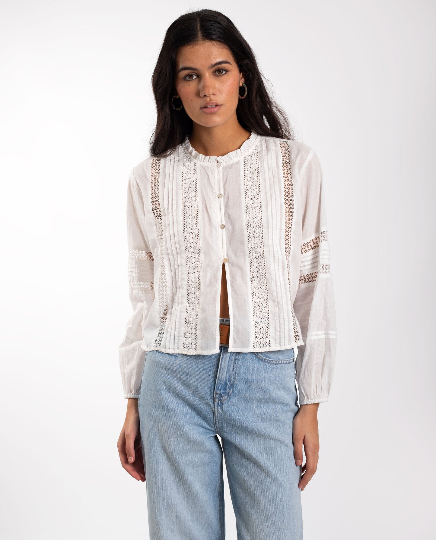 BLUSA CHASING MOMENTS · BLANCO