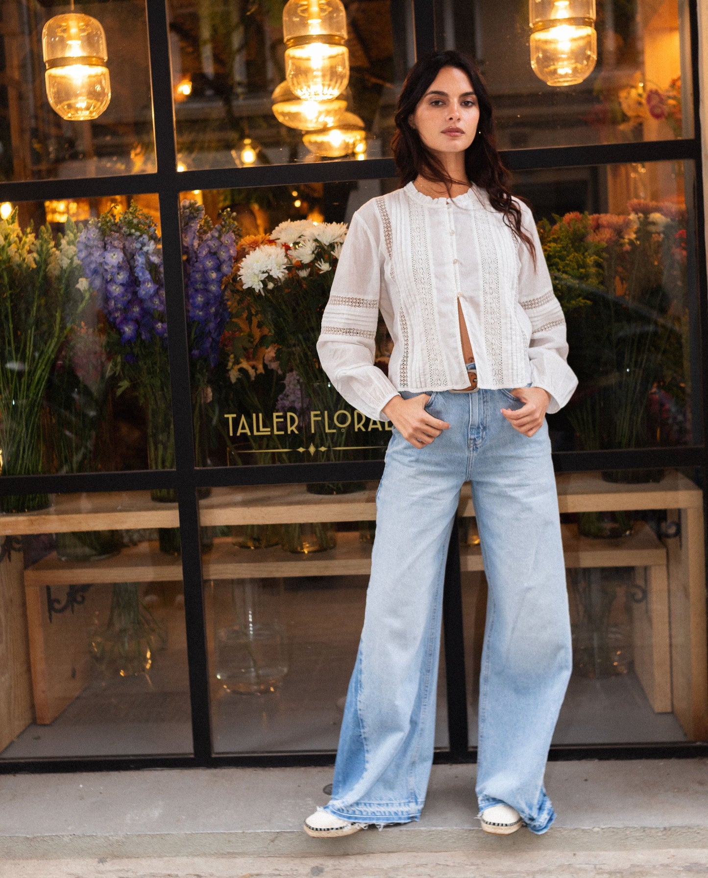 BLUSA CHASING MOMENTS · BLANCO