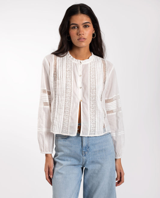 BLUSA CHASING MOMENTS · BLANCO