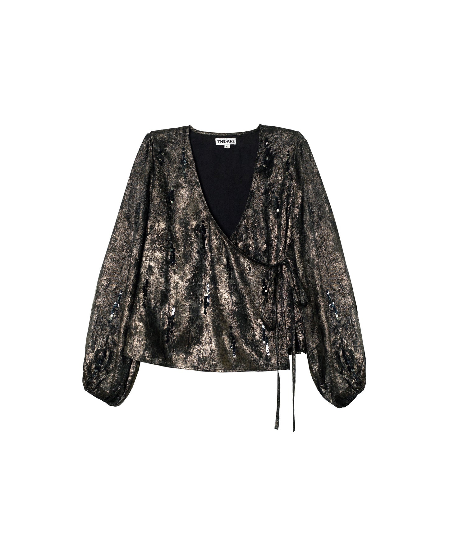 BLUSA UPPER GLOW · DORADO