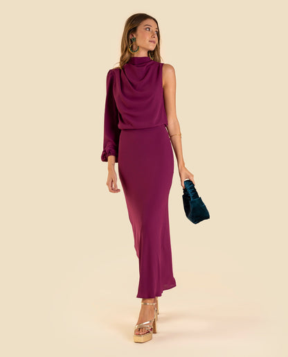 BLUSA MRS. ARRIAGA · CIRUELA