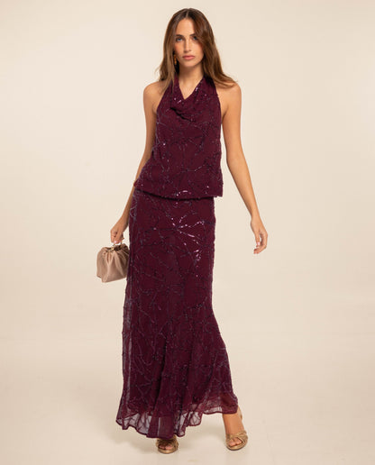 BLUSA MARIOLA · CIRUELA