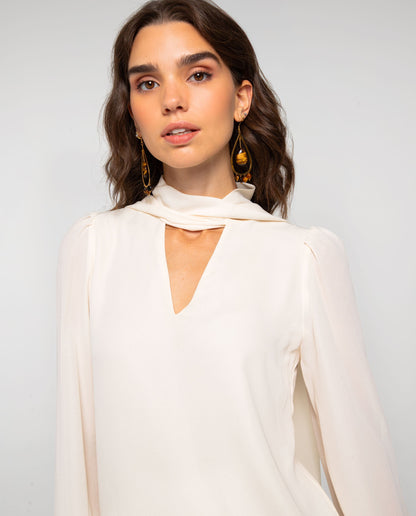 BLUSA BEGOÑA · CRUDO