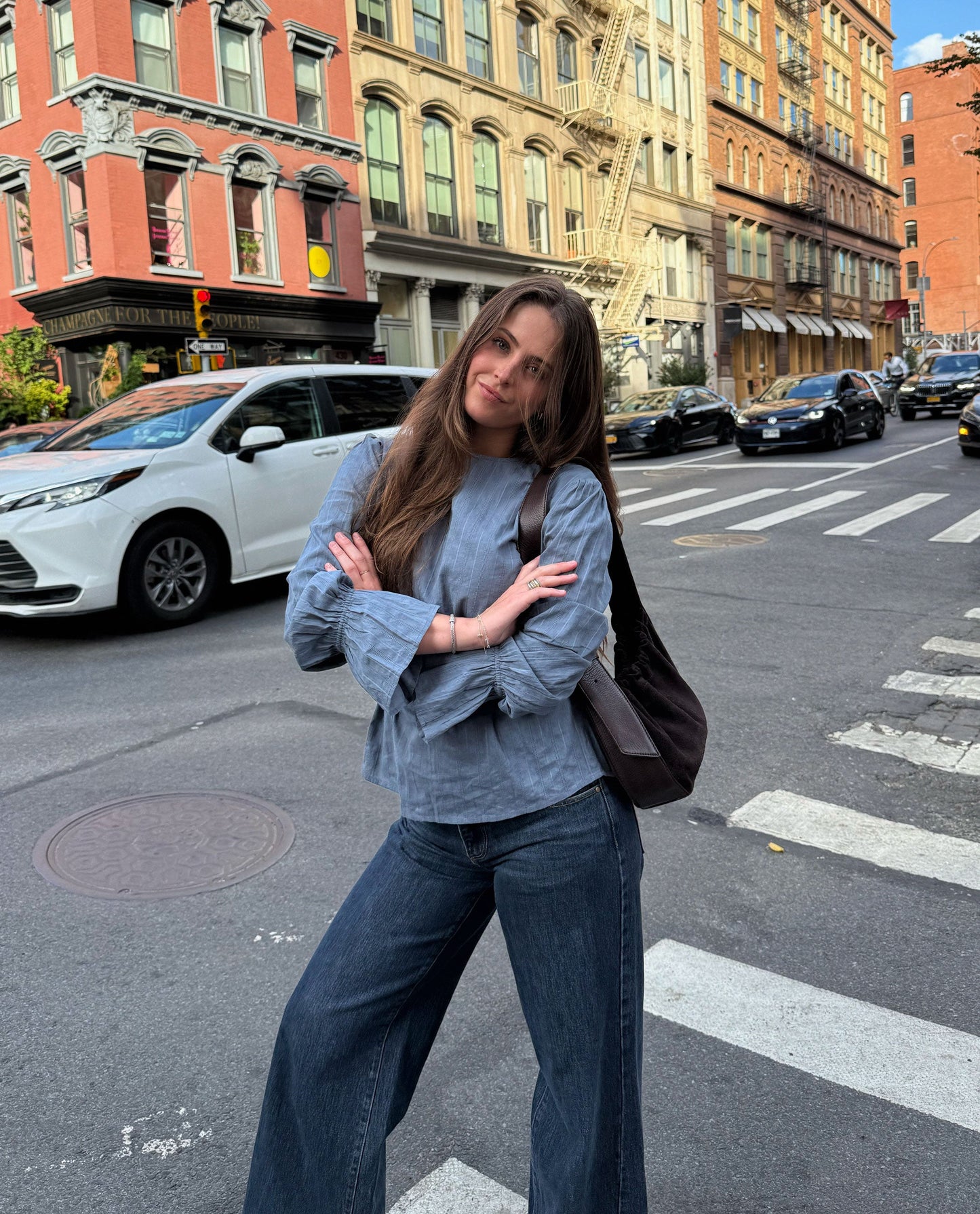 BLUSA DAILY CRUSH · AZUL