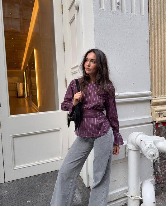 BLUSA DAILY CRUSH · CIRUELA