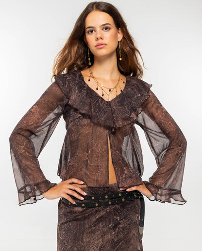 BLUSA IRREPLACEABLE · ESTAMPADO