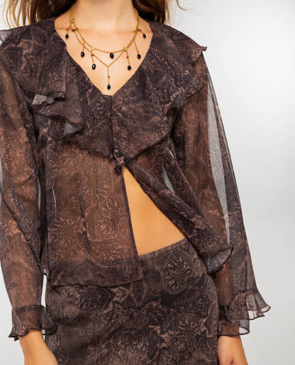 BLUSA IRREPLACEABLE · ESTAMPADO