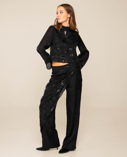 BLUSA NIGHT TO REMEMBER · NEGRO