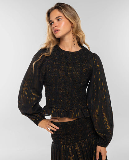 BLUSA FIFTH SHADE · NEGRO