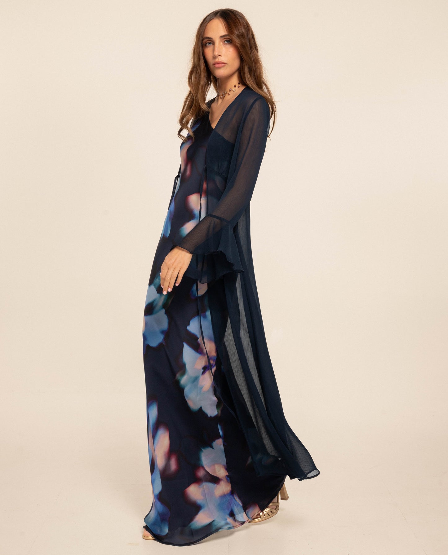 CAFTÁN GASA · AZUL MARINO