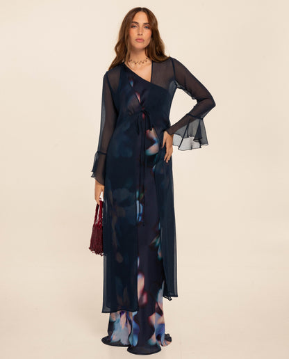 CAFTÁN GASA · AZUL MARINO