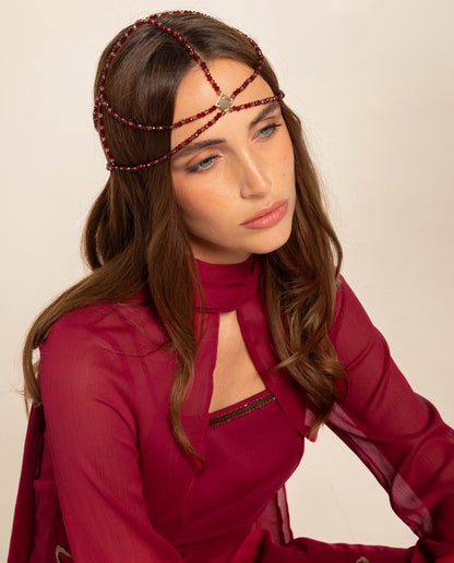 CASQUETE  SIRACUSA · BURDEOS