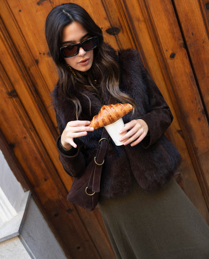 CHALECO ONE WAY · MARRÓN