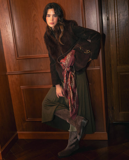 CHALECO ONE WAY · MARRÓN