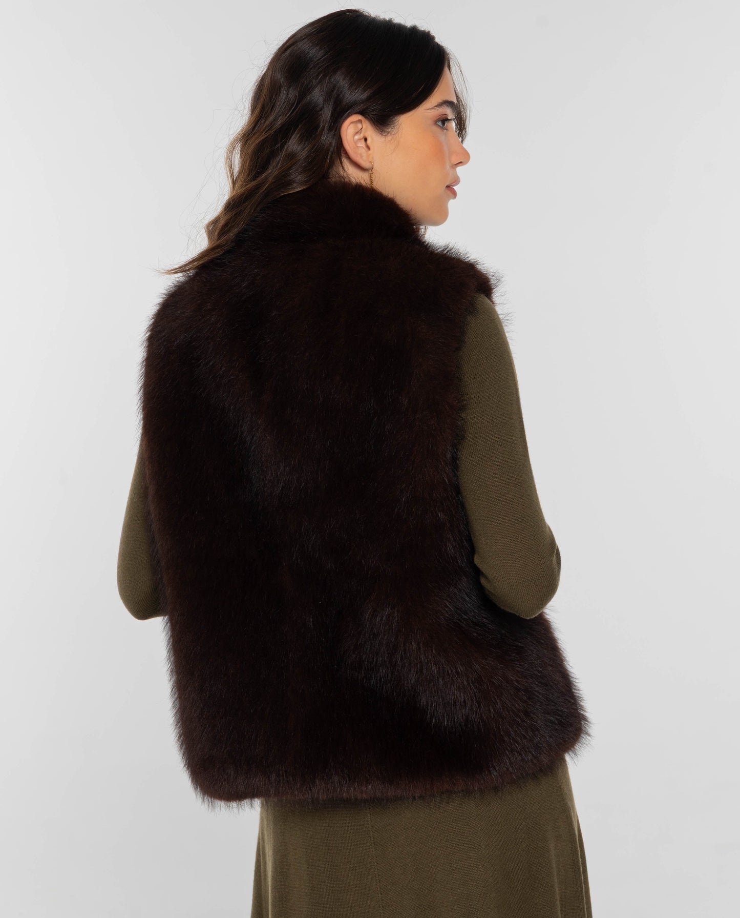 CHALECO ONE WAY · MARRÓN