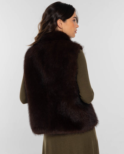 CHALECO ONE WAY · MARRÓN