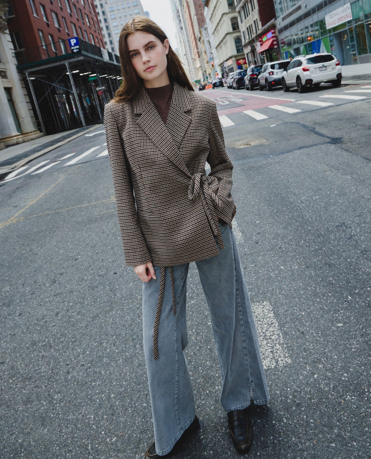 BLAZER BUSY ROMANCE · PATA DE GALLO