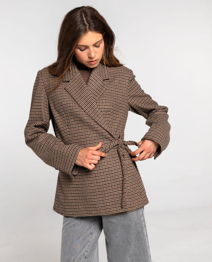 BLAZER BUSY ROMANCE · PATA DE GALLO