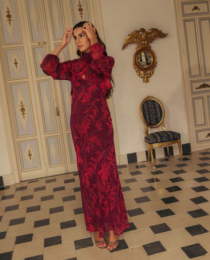 CHAQUETA ADELA · GRANATE