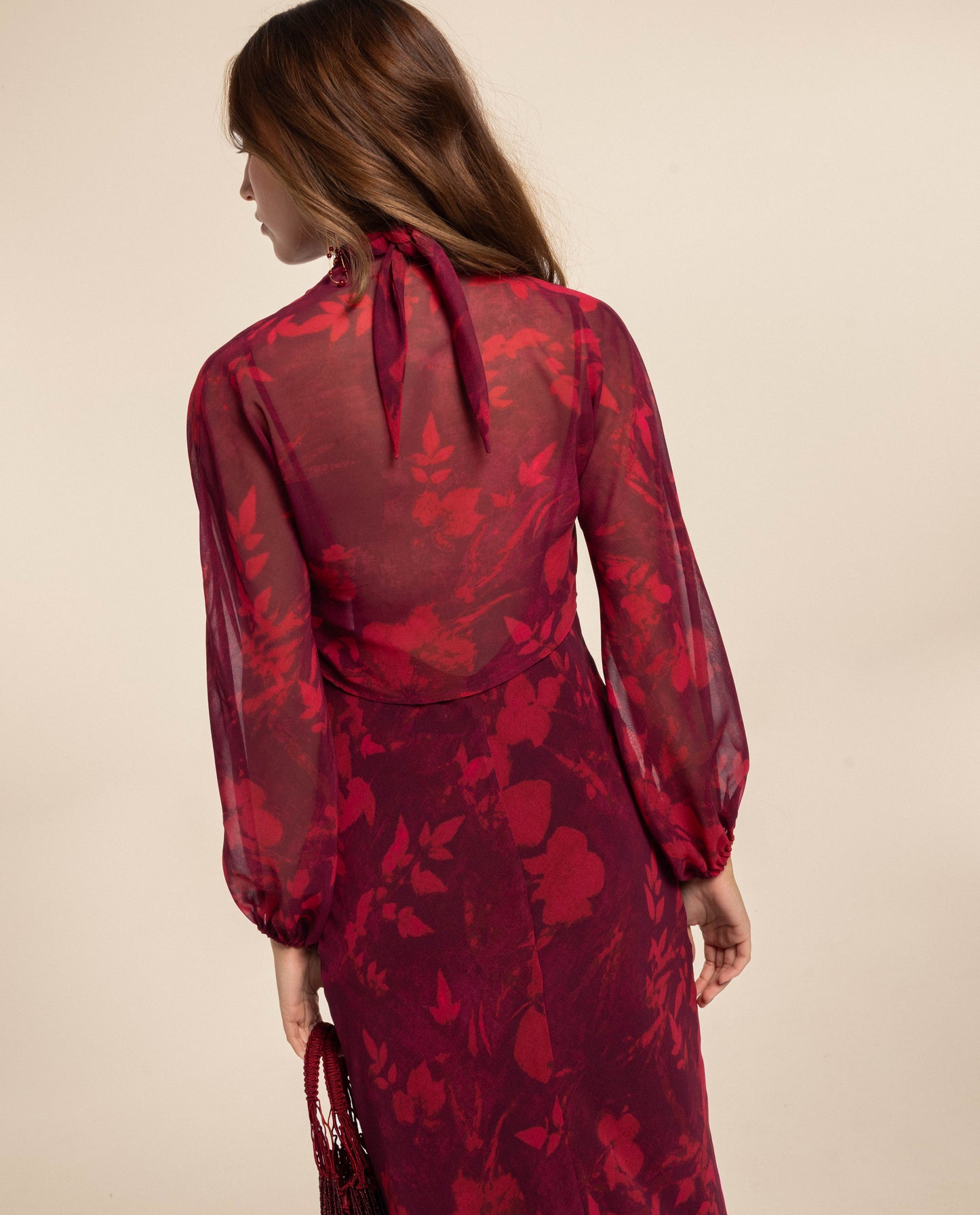 CHAQUETA ADELA · GRANATE