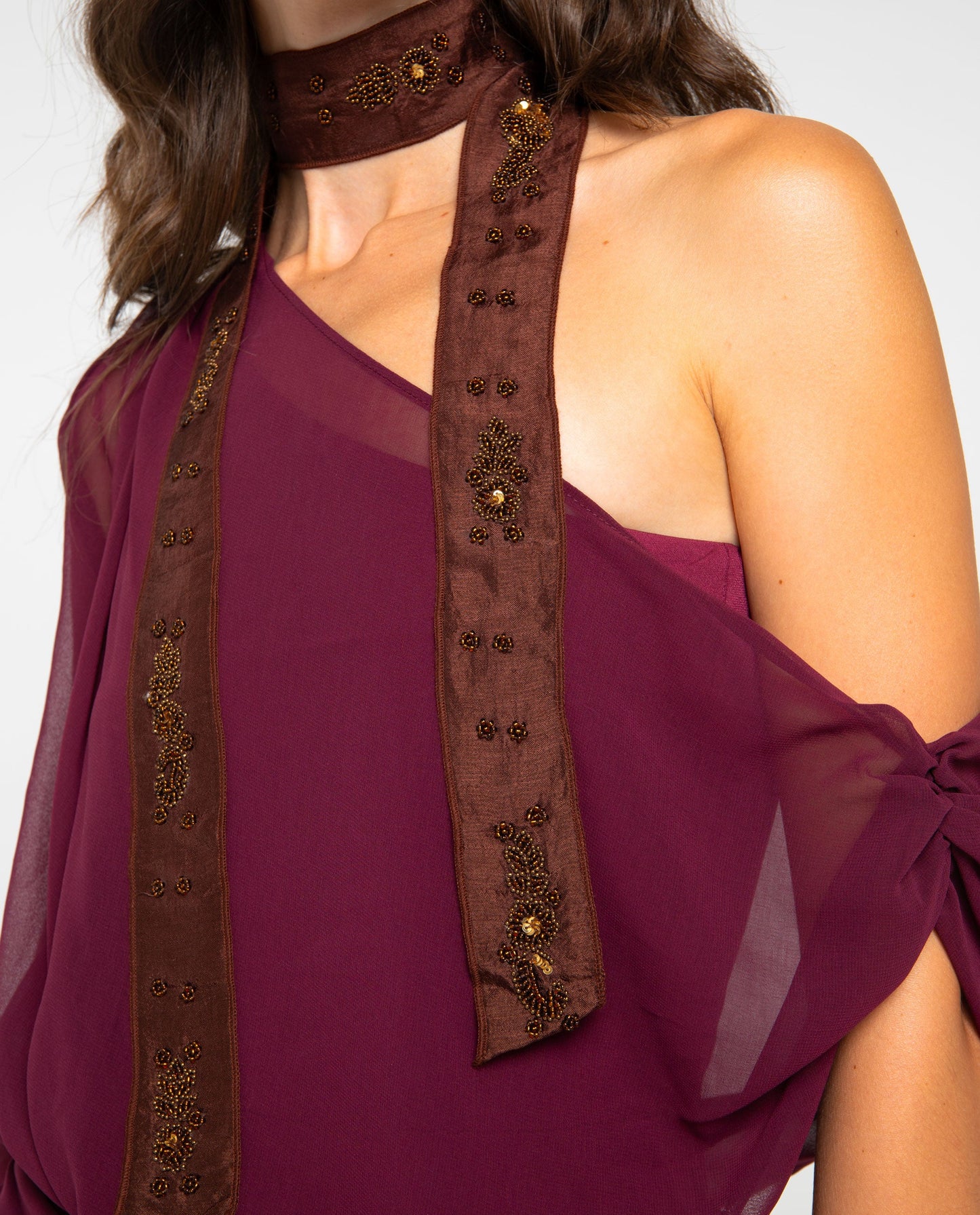 FOULARD NO MATTER WHAT · MARRÓN