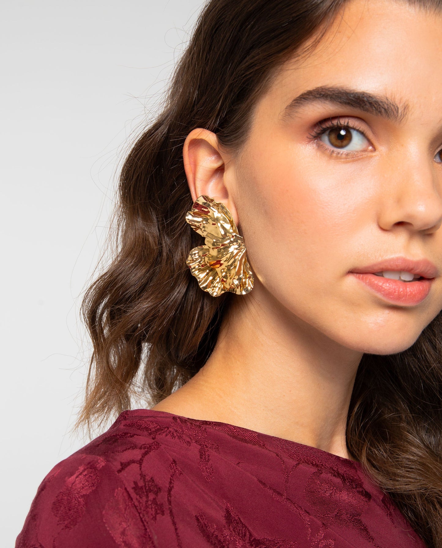 PENDIENTES NERIUM · DORADO