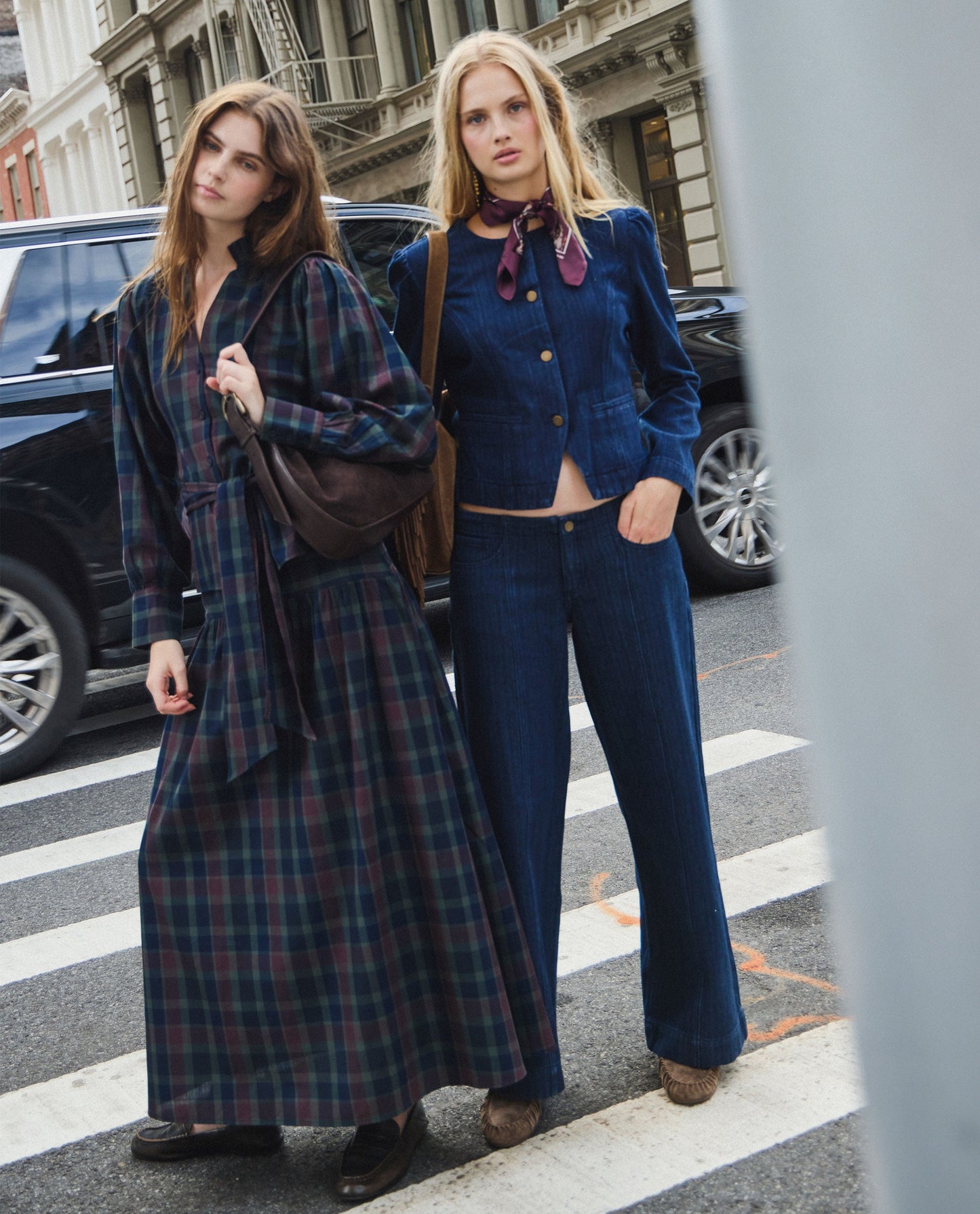 FALDA TALK LATER · CUADROS TARTÁN