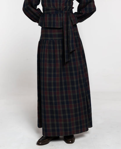 FALDA TALK LATER · CUADROS TARTÁN