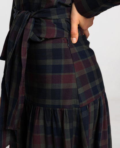 FALDA TALK LATER · CUADROS TARTÁN